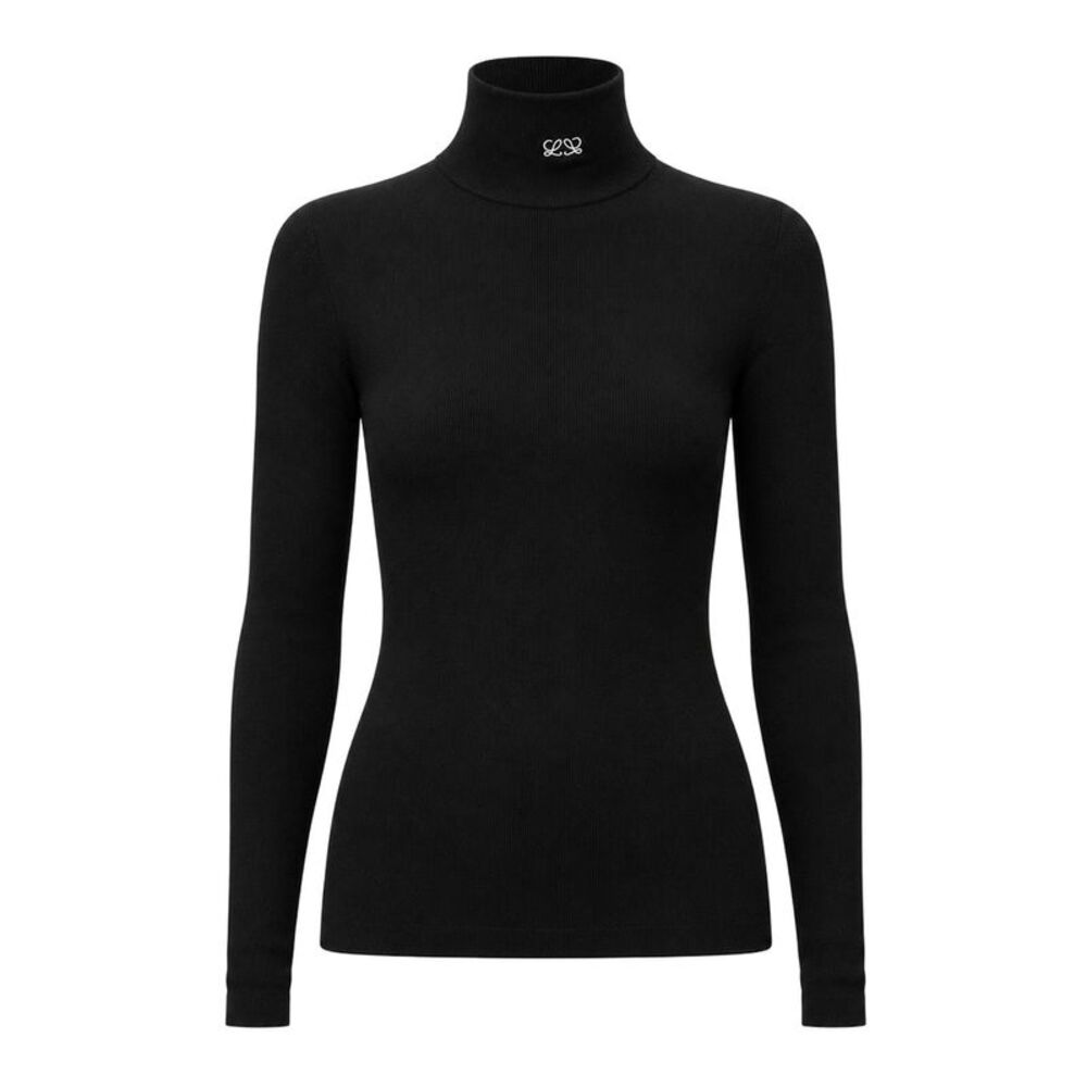 Loewe Women Lightweight Ribbed Viscose-Blend Top